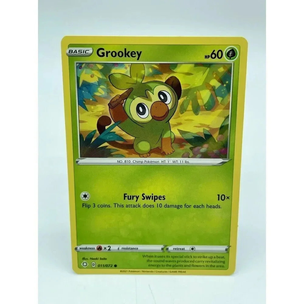 Grookey 11/72 Shining Fates Common Non-Holo Pokemon TCG Mint Unplayed